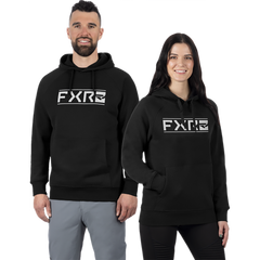 [Color:::Black / White] FXR Unisex Victory Pullover Hoodie