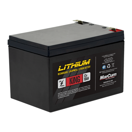 Marcum 12V 18Amp Lithium Battery