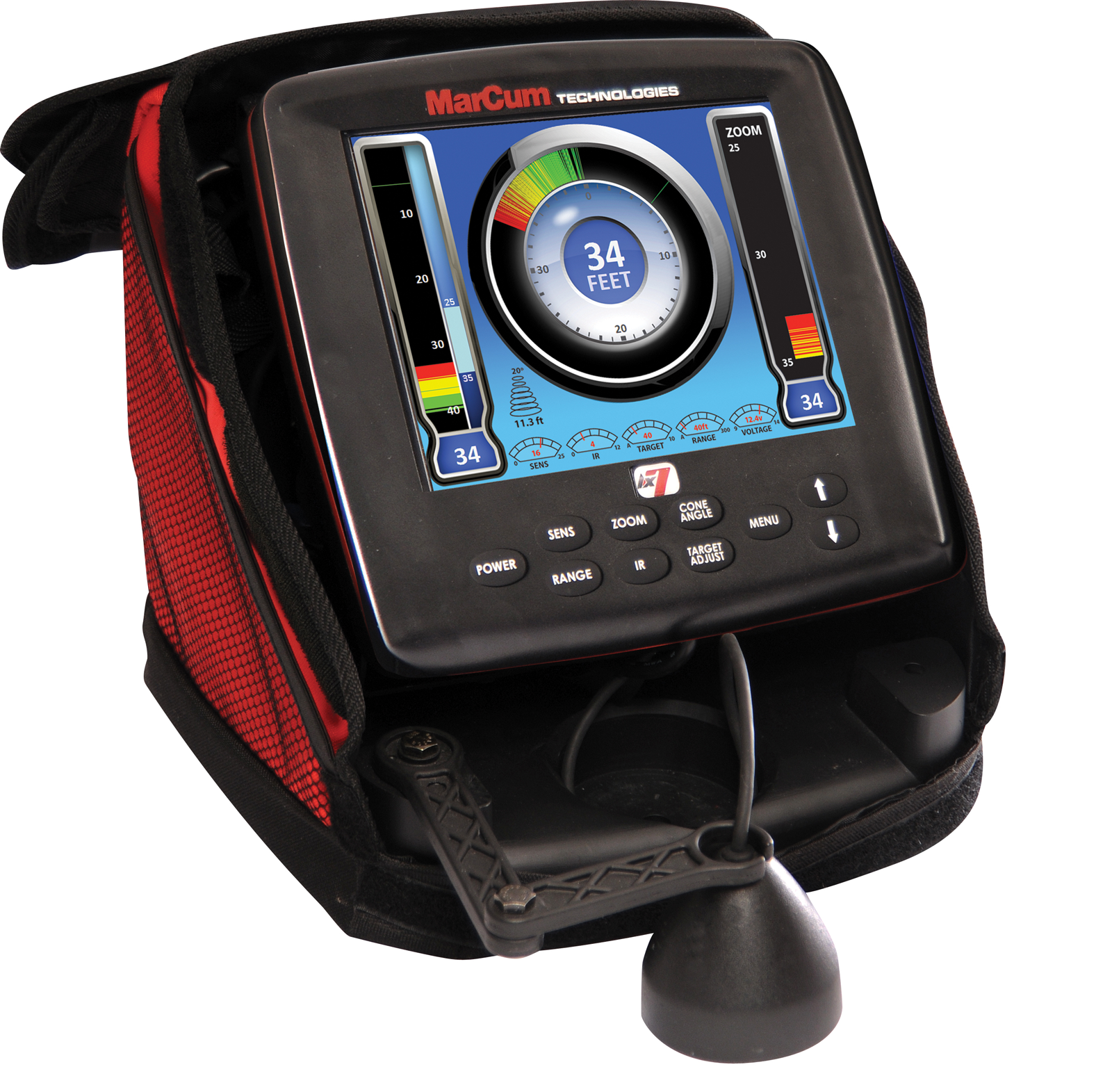 Marcum LX-7 Digital Sonar w/Lithium 12V Battery