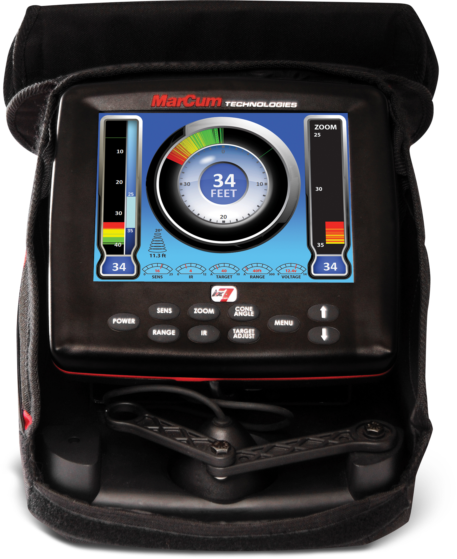 Marcum LX-7 Digital Sonar w/Lithium 12V Battery – Up North Sports