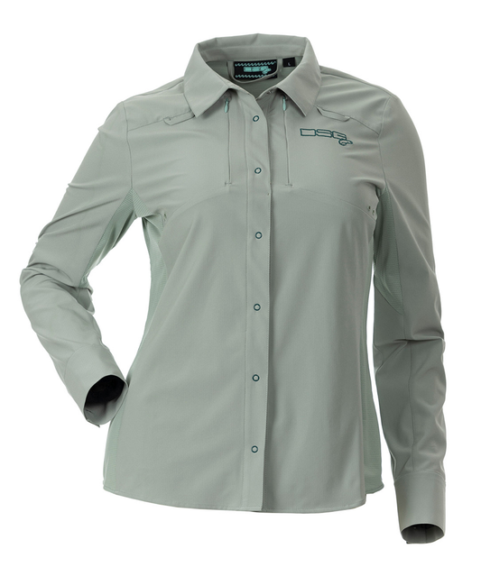 DSG Women's Victoria Snap-Up UPF Shirt - Lichen