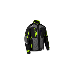 [Color:::Charcoal-Hi Vis-Black] Castle X Thrust Jacket