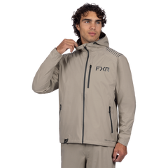 [Color:::Stone / Asphalt] FXR Men's Adventure Lite Tri-Laminate Jacket