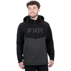 [Color:::Black / Char] FXR Men's Altitude Tech 1/4 Zip Hoodie