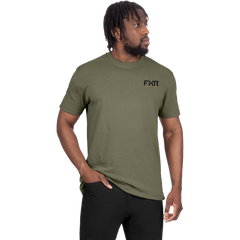 [Color:::Moss / Black] FXR Men's Antler Premium T-Shirt