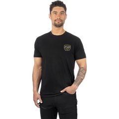 [Color:::Black / Yellow] FXR Men's Art of Fast Premium T-Shirt