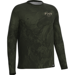 [Color:::Army Undertow Bass] FXR Mens Big Treble Air UPF Long Sleeve