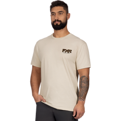[Color:::Stone / Army Drift Camo] FXR Mens Big Treble Premium T-Shirt