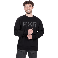[Color:::Black Ops] FXR Men's Core Cotton Crewneck Sweatshirt