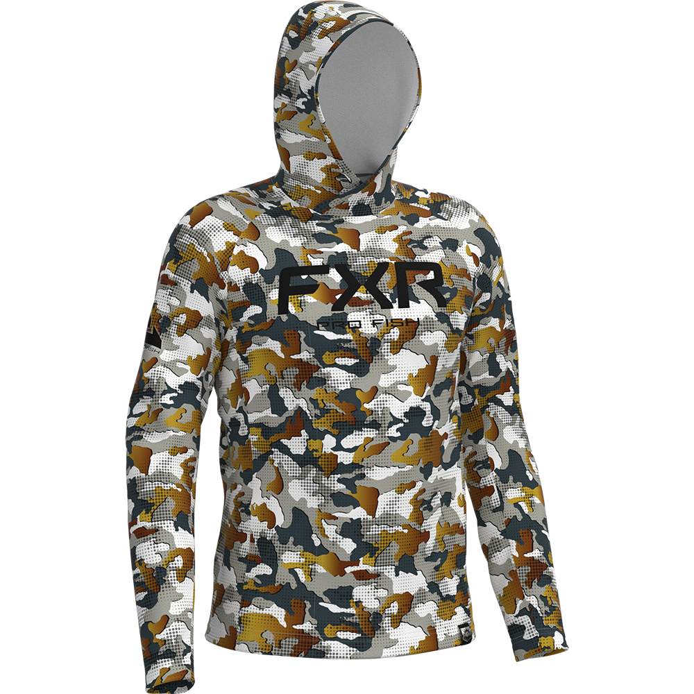 FXR Drift Camo Air Hoodie UPF Lightweight Performance – Up North