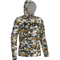 [Color:::Kash] FXR Mens Derby Drift Camo Air UPF Pullover Hoodie