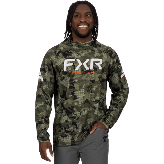  FXR Mens Derby Drift Camo Air UPF Pullover Hoodie