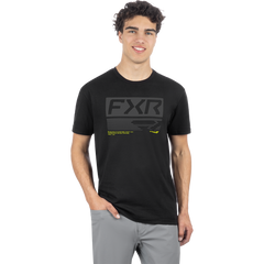 [Color:::Black / HiVis] FXR Men's Elevate Premium T-Shirt