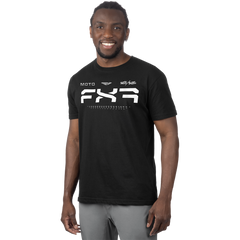 [Color:::Black / White] FXR Moto Premium T-Shirt