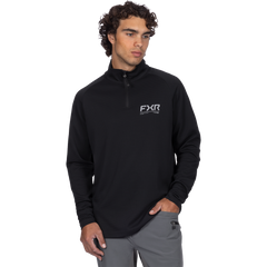[Color:::Black / Grey] FXR Mens Pilot UPF Quarter Zip Long Sleeve Shirt