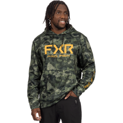 [Color:::Army Drift Camo / Gold] FXR Mens Pro Fish Tech Pullover Hoodie