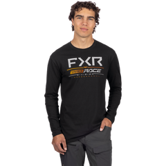 [Color:::Black / Kash] FXR Men's Race Division Premium Longsleeve