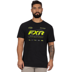 [Color:::Black / HiVis] FXR Mens Race Div Premium T-Shirt
