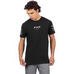 [Color:::Black / Orange] FXR Men's Stack Premium T-Shirt