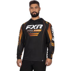 [Color:::Black / Kash] FXR Men's Tournament Air UPF Pullover Hoodie