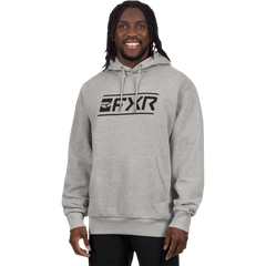 [Color:::Grey / Black] FXR Men's Victory Cotton Pullover Hoodie