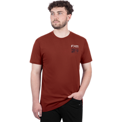 [Color:::Oxblood / Grey] FXR Men's Victory Lap Premium T-Shirt