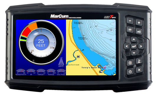 Marcum MX-7 Digital GPS Sonar System w/ 12V Lithium Battery