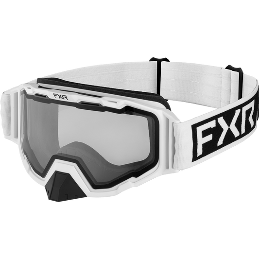 FXR Maverick Clear Goggle White