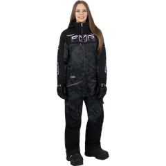 [Color:::Black Camo / Muted Grape Fade] FXR Women's Maverick Lite Monosuit