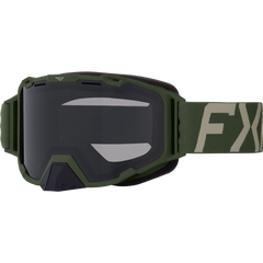 [Color:::Army (Smoke Lens)] FXR Maverick Prime Goggle