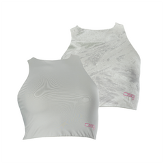 DSG Women's Reversible UPF Midi Top - Mist/Realtree Aspect Whiteout