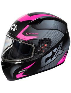 [Color:::Matte Pink] Castle X Mugello Squad Snow Helmet w/Dual Lens Shield