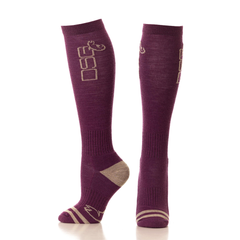 [Color:::Mulberry] DSG Fish Mid Weight Merino Wool Sock