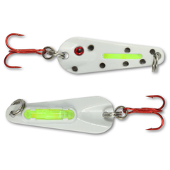 [Color:::Dalmatian] Northland Glo-Shot Spoon - Size 12 - 1/16oz