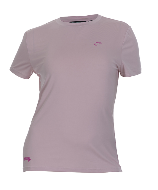DSG Women's Solid UPF SS Shirt - Petal