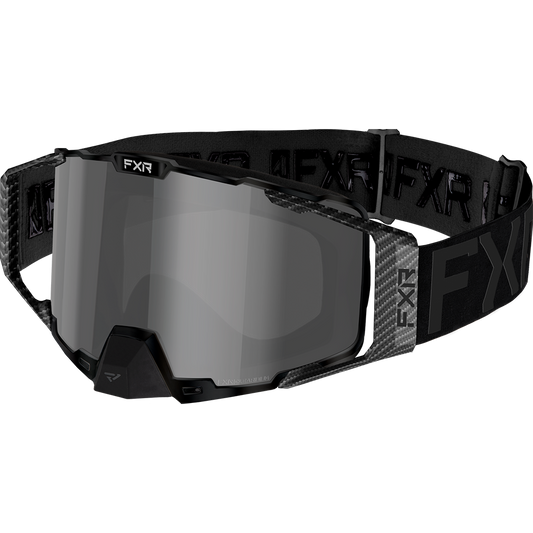 FXR Pilot Polarized Goggle Black Ops &#x28;Smoke Lens + Mirror Finish&#x29;