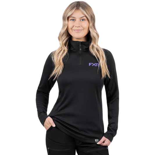  FXR Women's Pilot UPF ¼ Zip Longsleeve