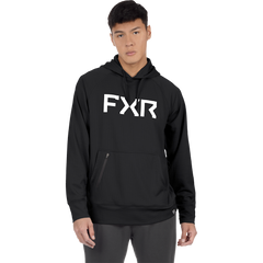 [Color:::Black / White] FXR Unisex Pilot UPF Pullover Hoodie