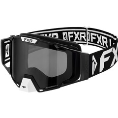[Color:::Black / White (Smoke Lens)] FXR Pilot Goggle