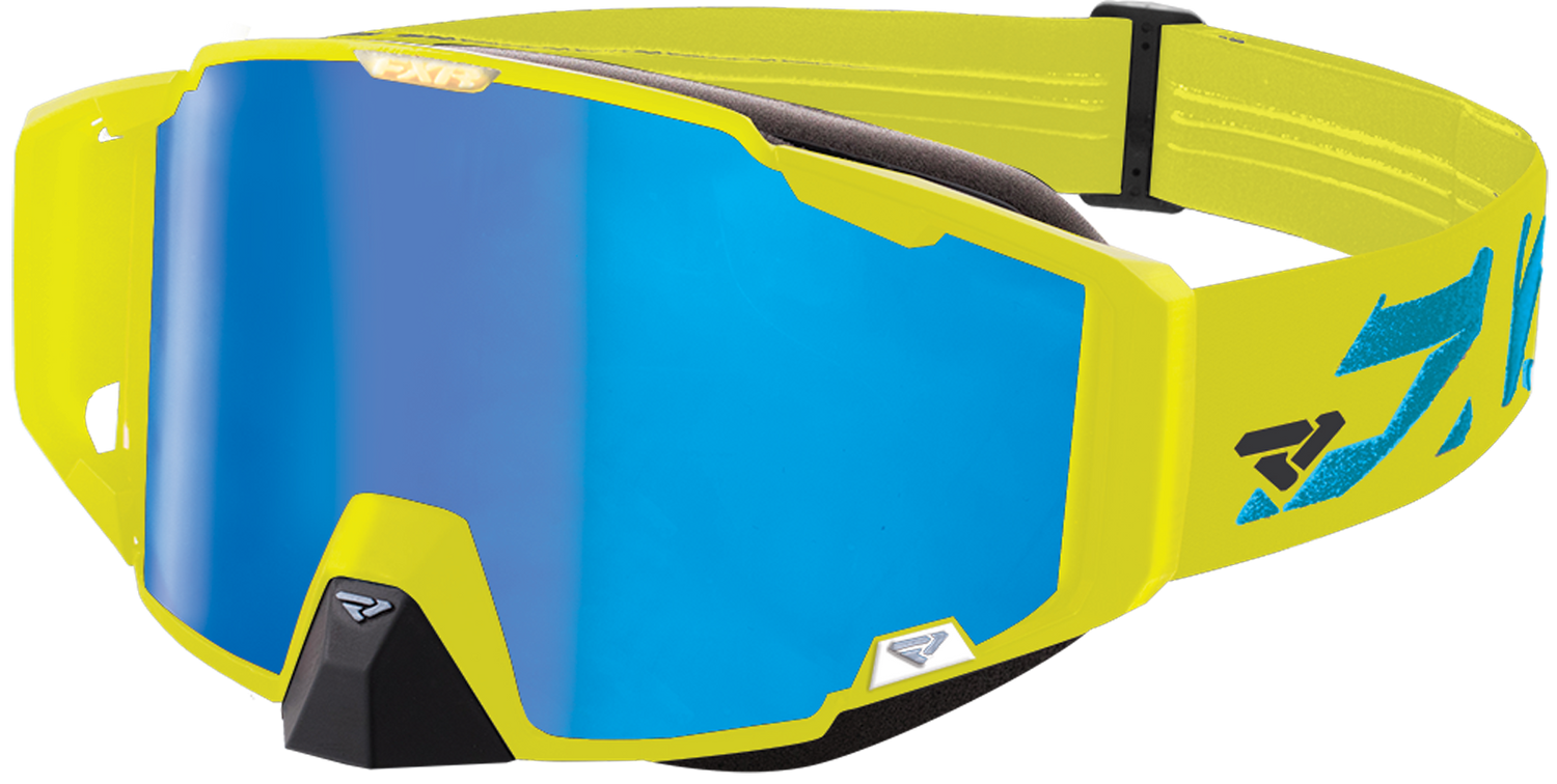 FXR PILOT GOGGLE Hi Vis-Blue