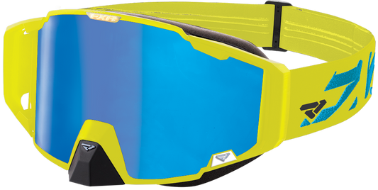 FXR PILOT GOGGLE Hi Vis-Blue