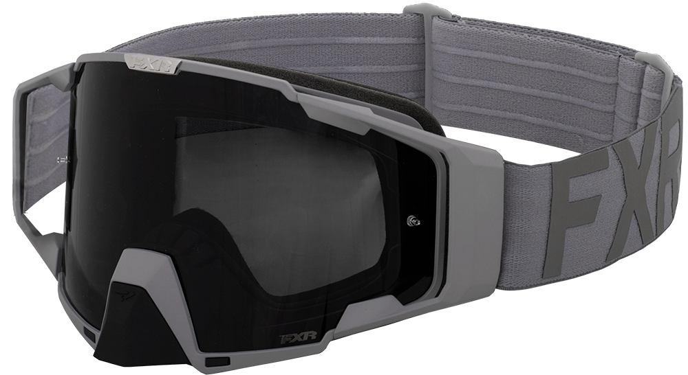 FXR Pilot MX Goggle STEEL / Smoke Lens