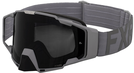 FXR Pilot MX Goggle STEEL / Smoke Lens