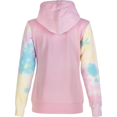 [Color:::PINK/YELLOW/BLUE] FLY RACING WOMEN'S TIE-DYE ZIP UP HOODIE