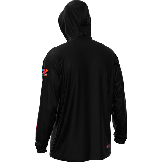 FXR Podium UPF Hoodie Black Oil