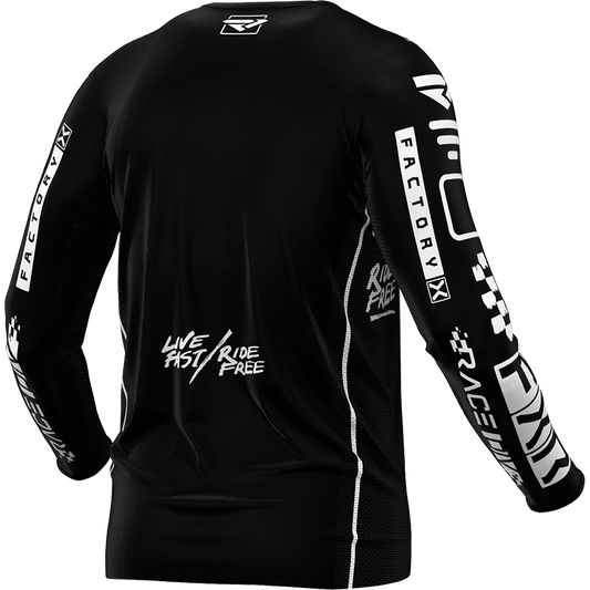 FXR Youth Podium MX Jersey Black / White