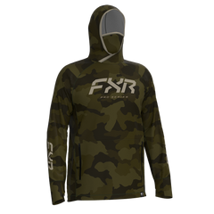 [Color:::Army Camo / Stone] FXR Men's Pro Air UPF Pullover Hoodie
