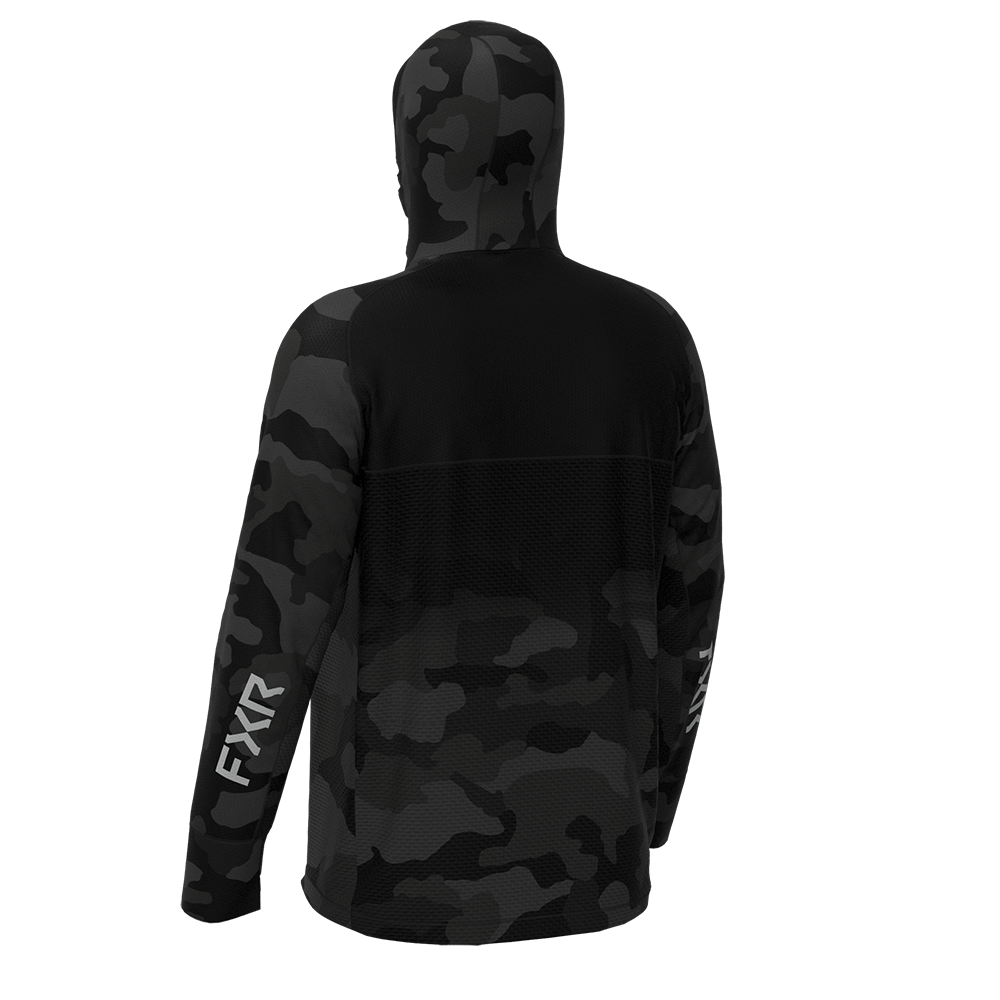  FXR Men&#39;s Pro Camo Air UPF Pullover Hoodie