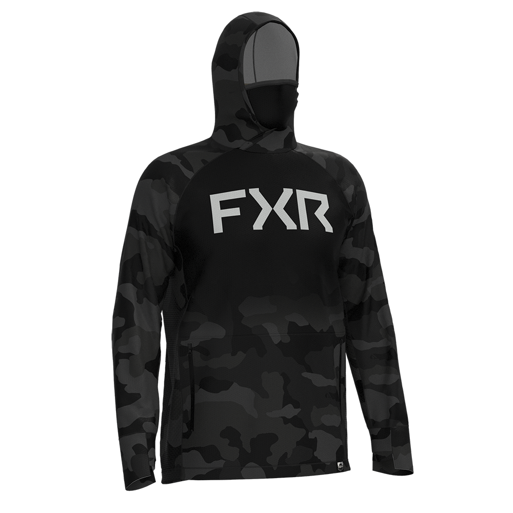  FXR Men&#39;s Pro Camo Air UPF Pullover Hoodie