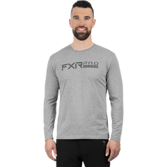 [Color:::Grey Heather / Asphalt] FXR Pro Series Premium Longsleeve